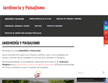 Tablet Screenshot of jardineriaypaisajismo.es
